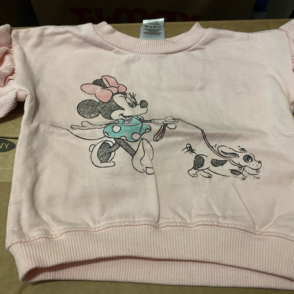 Disney Baby Pink Minnie Mouse Top